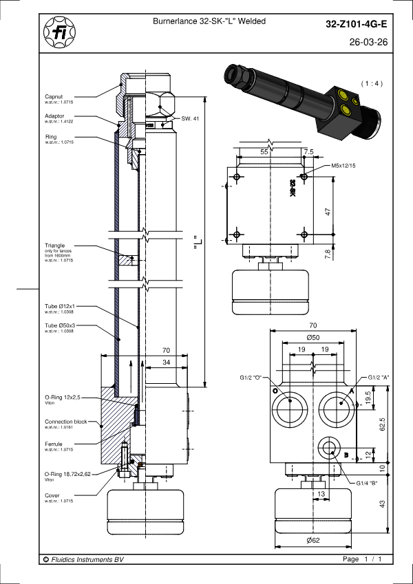 Burnerlance 32-SK-“