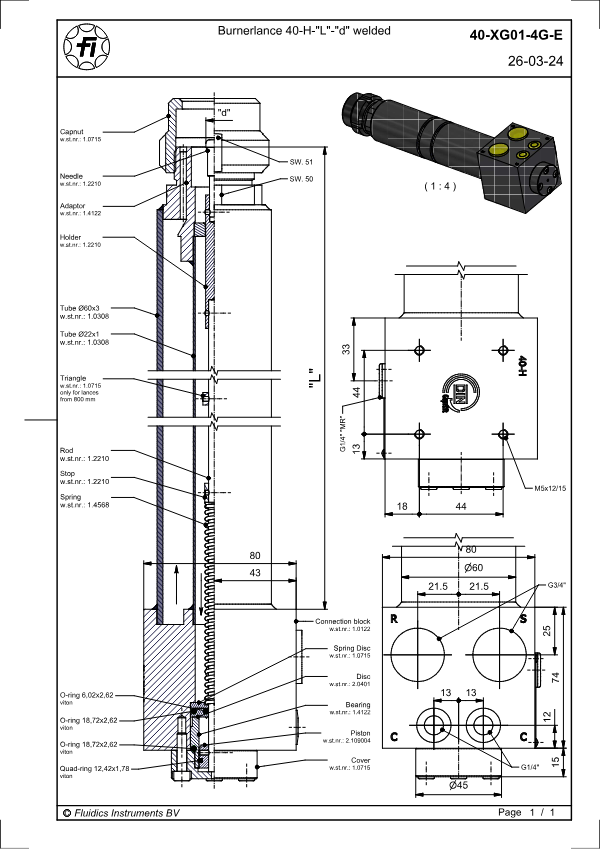 Burnerlance 40-H-“