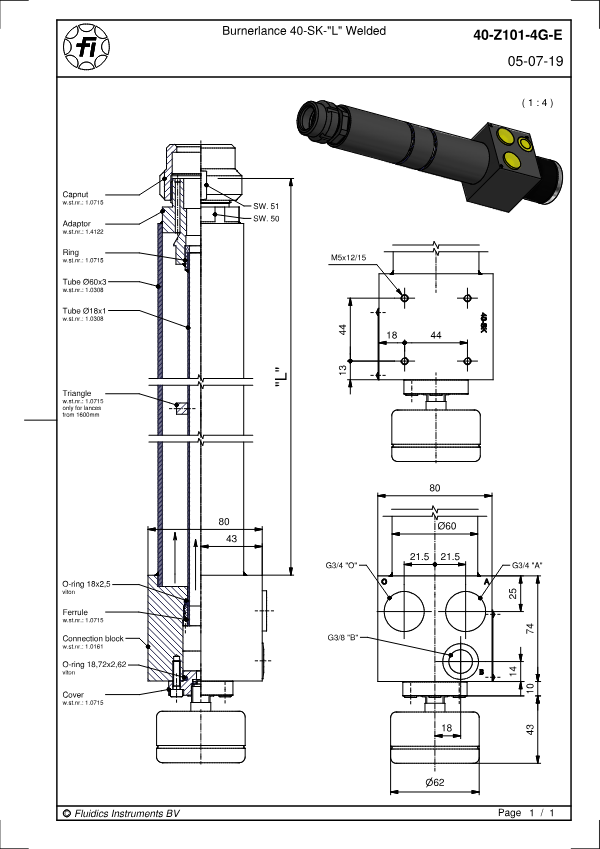 Burnerlance 40-SK-“